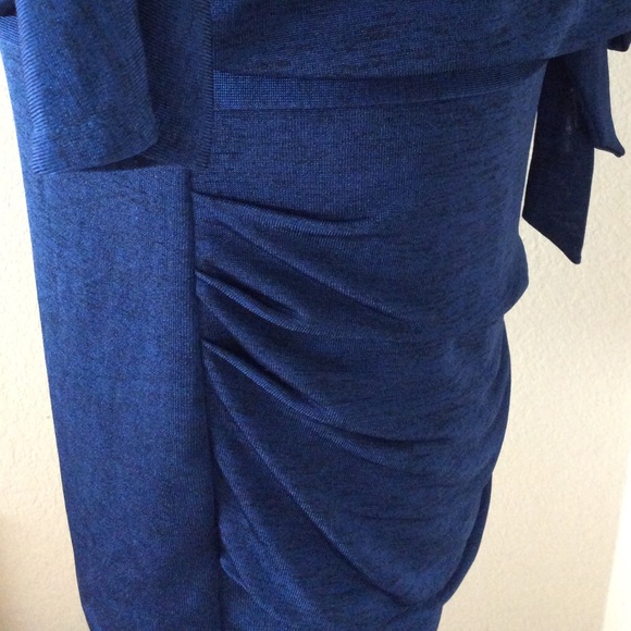 White House Black Market dress long sleeves open back cocktail dress - Picture 7 of 7